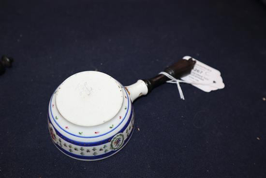 A pair of Sevres toy saucepans, c.1780